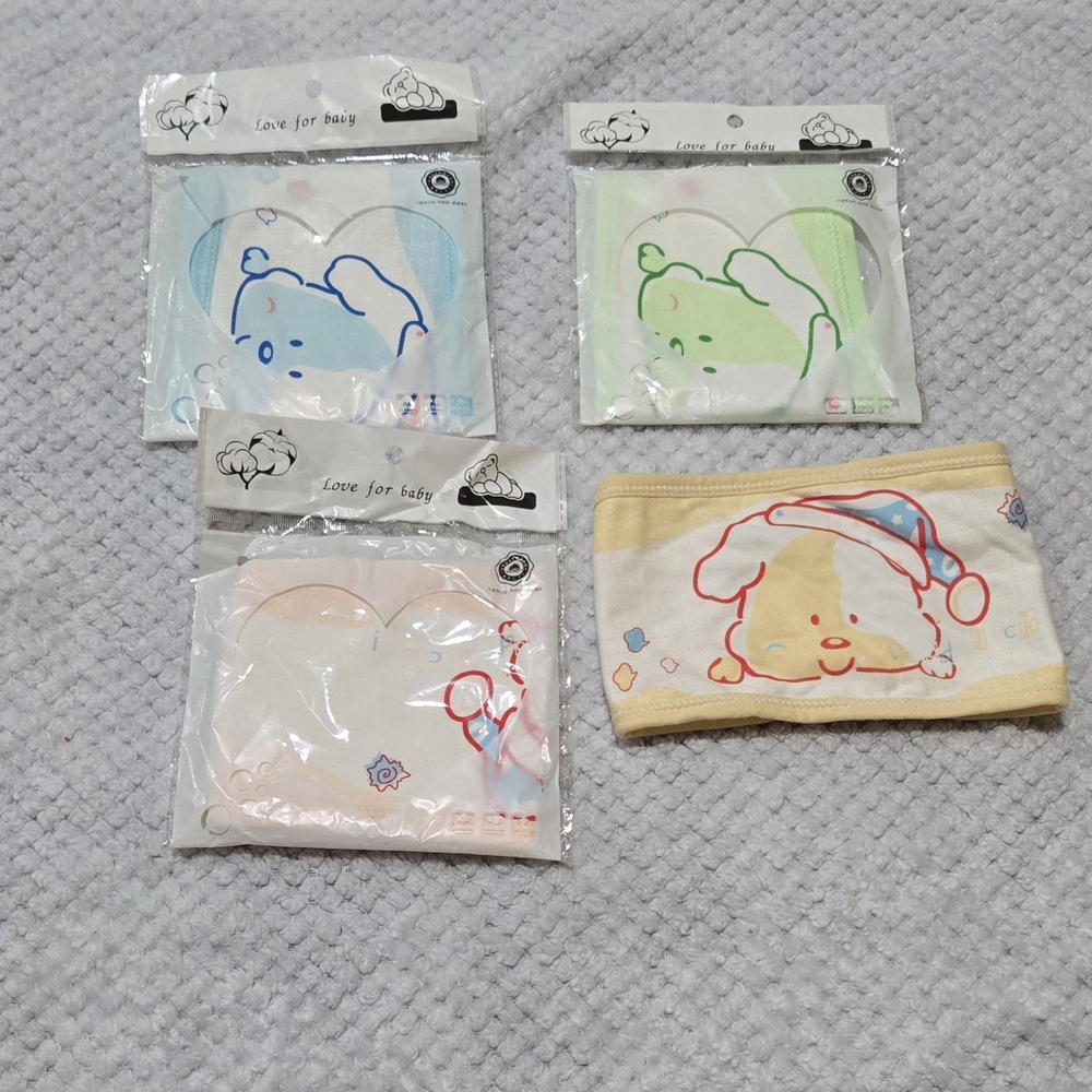 4 Pack Cotton Umbilical Cord Belly Bands - Picture 3 of 3